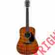 10cmbedi0257 Martin Custom D-18 Quilted Mahogany Dreadnought Acoustic Guitar Natural 729789455565