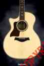 1107145094 Natural 814celh Handguitar Electronics Cutaway Left Taylor