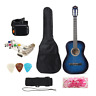 1863481-29-us Zebra In Classical Guitar Kit Strings Gig Bag Tuner Picks