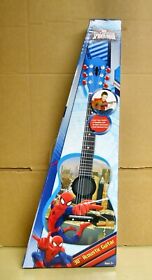 89344-tru 2014 Sakar Int L Marvel Spiderman 30inch Wooden Childs Guitar Rare New Misb