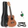 23in Best Choice Products Acoustic Electric Concert Sapele Ukulele Starter Kit