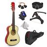 43390-10970 Master Play Wood Guitar With Case And Accessories For Kids