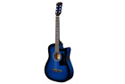 Jg-38c 6 String 38inch Acoustic Guitar Kit Blueburst Gloss Bls Right