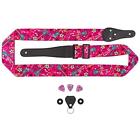 602573770726 Mojave Gear Straps Pink Guitar For Kids Beginners