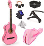 744110076776 Master Play Wood Classical Guitar With Case And