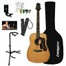 811501054825 Sawtooth Acoustic Dreadnought Guitar Custom Pickguard With Case