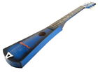 813121011103 Unbranded Hawaiian Blue Acoustic Guitar With Travel Bag