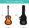 842957124497 Best Choice Products Beginner All Wood Acoustic Guitar Starter Kit