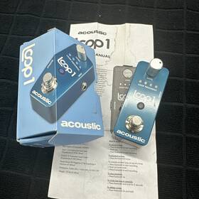 Acoustic Loop1 Loop 1 Guitar Pedal Box And Manual Look Nice Perfect Shape