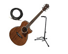 Ae245jropn Ibanez Guitar Satin Natural Free Stand And Cable