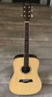 Ag41ser Leo Jaymz Solid Engelmann Rosewood Acoustic Dreadnought Guitar