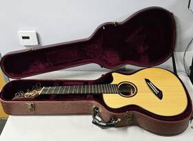 A1430024 Agile 8 String Multiscale Fanfret Acoustic Guitar Renaissance Case