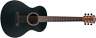 Agm5bmk-a-u Washburn Apprentice Black Mini Grand Auditorium Guitar 801128000107