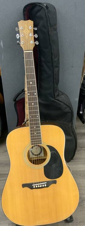 Slm-24x Alvarez 162012 Acoustic Guitar Model Serial Number With Gig Bag