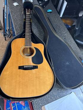 Qui003190 Alvarez 5088cbk Vintage 5088c Acoustic Electric Guitar With Hard Case
