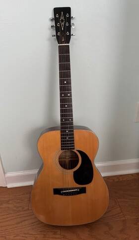 5205 Alvarez Vintage 80s Regent Acoustic Guitar In Natural Finish