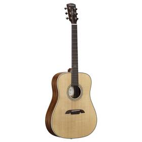 Ad60 Alvarez Herringbone Exclusive Solid Top Dreadnought Acoustic Guitar