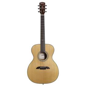 Af60 Alvarez Herringbone Exclusive Solid Top Folk Size Acoustic Guitar