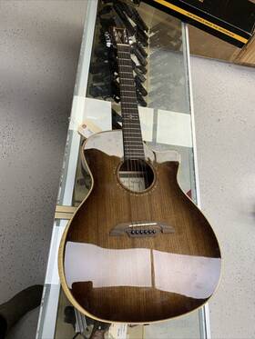 Agw77ceshb-deluxe Alvarez Agw77 Acoustic Guitar 214878