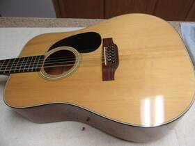 Dy-38-12 Alvarez Almost Mint 1990 Japan Yairi 12 String Acoustic Guitar With Case