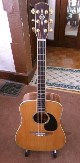 Pd-100 Alvarez Pd100 Natural Professional Series Acoustic Guitar Mid-90s Korean Made