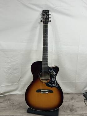 Rf26cesb Alvarez Acoustic/electric Guitar - Built In Tuner With Padded Soft Case