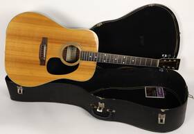 6810 Angelica Vintage Model Acoustic Guitar Natural Wood Made In Japan