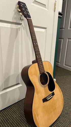 9502 Angelica Model Acoustic Dreadnaught Guitar