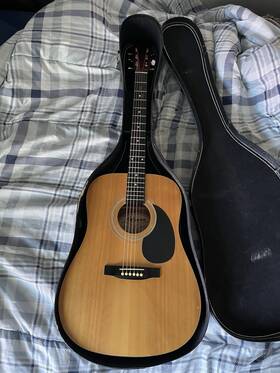 Dx-2614 Antares Vintage Dreadnought Acoustic Guitar