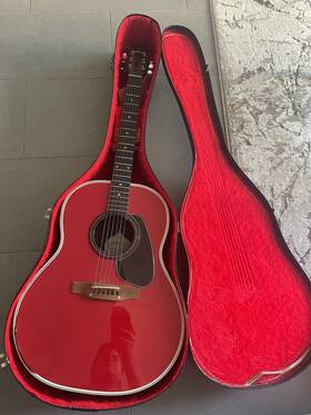 Ae14-2 Applause Used Acoustic Guitar Red