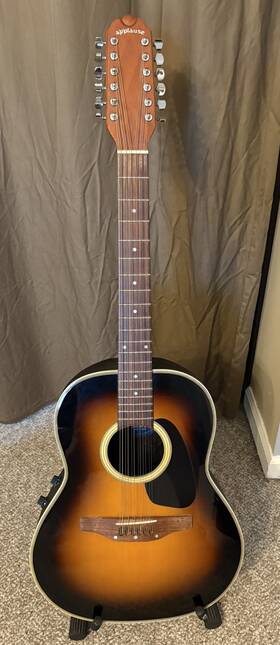 Applause Ea-35 Electoral-acoustic 12 String Guitar Model Ae-35 With Case