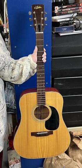 6720 Aria Dreadnought Acoustic Guitar Vintage Made In Japan 6-string