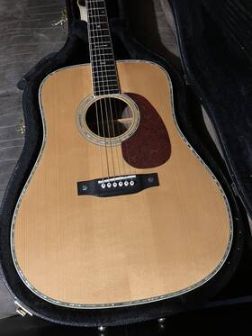 Ad-80 Aria All Solid Acoustic Guitar Rare Martin Copy
