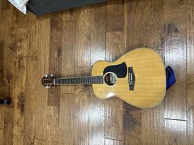 Af20-1 Aria Af20-1/2 N Vintage 6 String Acoustic Guitar With Carry Case
