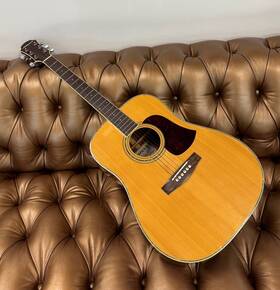 Aw-35n Aria 6-string Acousticguitar Brown Handcrafted Fine