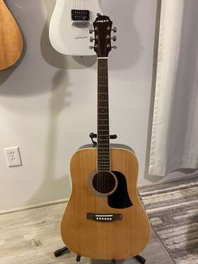 Aria Awgagp-2 Vintage 1990s Acoustic Guitar Model N