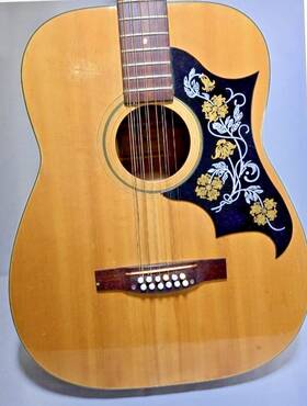 Hf-a-625 Aria Rare Southern Jumbo Guitar Acoustic Hard Shell Case Japan Made