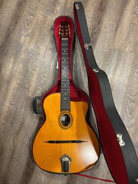 Mm-20 Aria Gypsy Jazz Guitar With Case