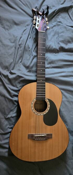 Ashland Af116 Ashwoodacoustic Guitar Brown Spruce 6 String Rosewood Fretboard 20 Frets