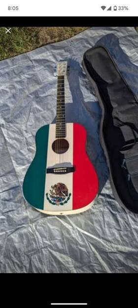 Ag509mf Ashville Asheville Mexican Flag Acoustic