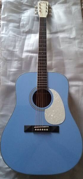 Astrea As420 Blue Acoustic Guitar