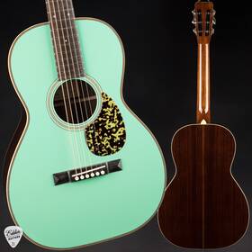 3481 Atkin O37s 2025 - Baked Sitka Spruce And Indian Rosewood Surf Green #3481