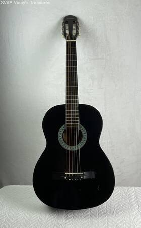 Aud-g391-k Audster 6-string Acoustic Guitar Black Great For Beginners