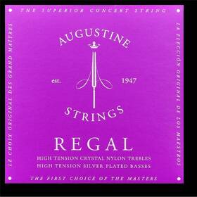 2302010028 Augustine Guitar String Regal Blue High Tension 1 Set