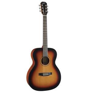 Aa25-ossb Austin 812309024072 Acoustic Orchestra Guitar - Satin Sunburst Finish