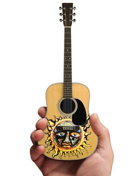 Axe Heaven 746839039032 Iconic Concepts Sublime Large Sun Face Mini Replica Acoustic Guitar 2