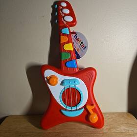 Bt1831 Battat Play Guitar With Electric And Acoustic Modes Toddler Preschool Toys