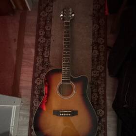 129411 Best Choice Products Dreadnought Acoustic Guitar Sunburst 6 String 2020