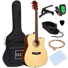 Best Choice Products 41in Beginner Acoustic Guitar Full Size All Wood