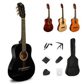 Besyou 794677217556 30 Inch Black Beginner Acoustic Guitar Starter Package Student/kids With G